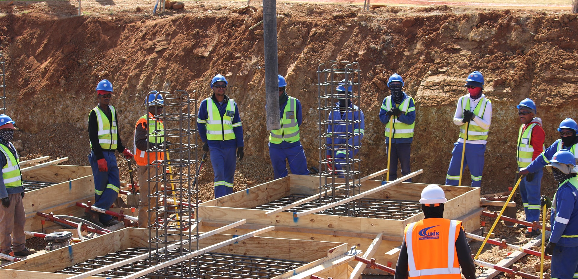 Foundation and structural works